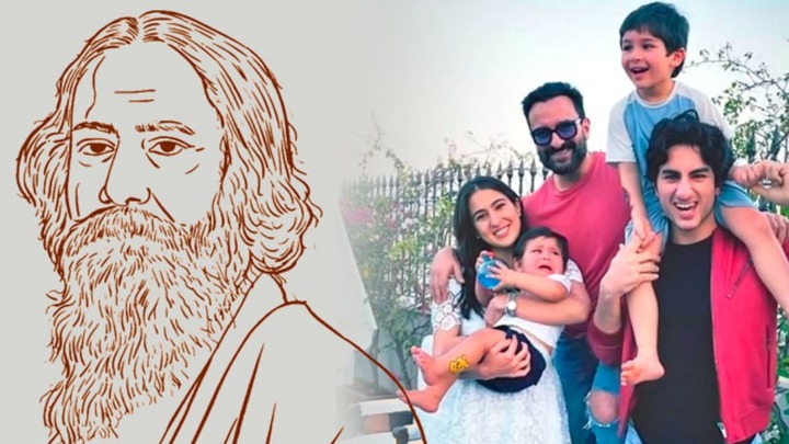 সাইফ-কারিনার ছেলেদের রক্তে বয়ে চলছে রবীন্দ্রনাথের সুর