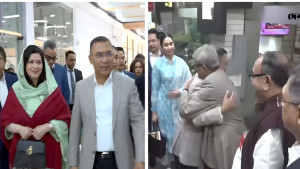 ফখরুল-সালাউদ্দিন-আব্বাসকে জড়িয়ে ধরলেন তারেক রহমান