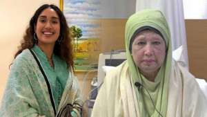 খালেদা জিয়াকে দেখতে হাসপাতালে নাতনি জাইমা রহমান