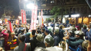 কলকাতায় বাংলাদেশ মিশনের দিকে এবার বামপন্থি দলগুলোর মিছিল