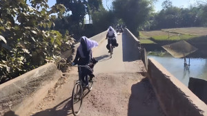 ঝুঁকিপূর্ণ সেতু দিয়ে ৩০ হাজার মানুষের চলাচল