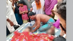 নান্দাইলে বজ্রপাতে বাবা–ছেলের মর্মান্তিক মৃত্যু