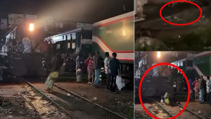 পা পিছলে ট্রেনের নিচে, বেঁচে গিয়েও শেষ রক্ষা হয়নি