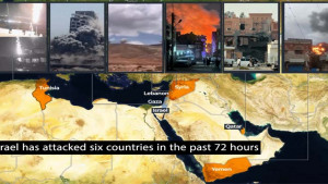 ৭২ ঘণ্টায় ছয় দেশে হামলা চালালো ইসরায়েল, নিহত অন্তত ২০০