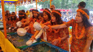 মারমা সম্প্রদায়ের সাংগ্রাই উৎসব শুরু