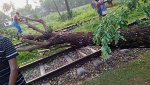 ঢাকা-নোয়াখালী রেল চলাচল বিঘ্নিত