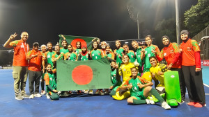 এশিয়ান গেমস হকিতে প্রথমবারের মতো বাংলাদেশের মেয়েরা