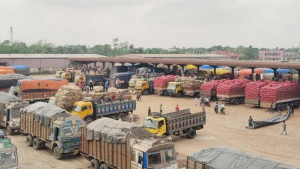 জ্বালানি সংকটে স্থবির ভোমরা বন্দর