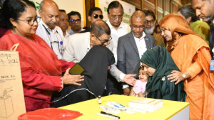 ৪ সিটিতে হাম-রুবেলা টিকাদান শুরু