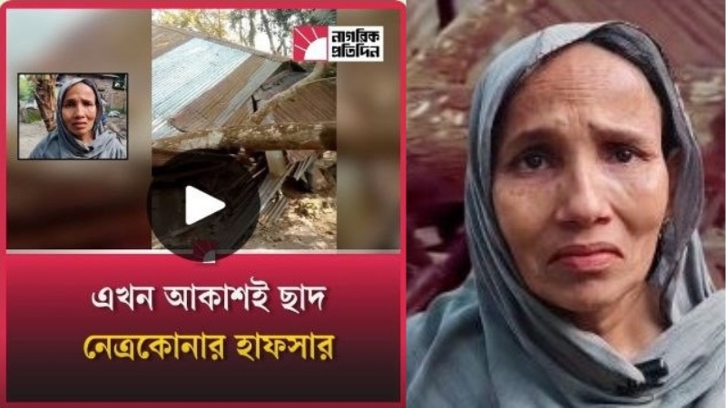 হাফসাকে ঘর দেওয়ার আশ্বাস এমপি'র