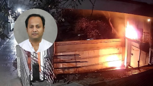 সাকিবের পর এবার নওফেলের বাড়িতে আগুন