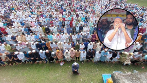 প্যারোলে মুক্তি পেয়ে মায়ের জানাজায় আ.লীগ নেতা রাসেল, পরিবারের জন্য চাইলেন ক্ষমা