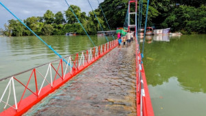 হু হু করে বাড়ছে কাপ্তাই হ্রদের পানি
