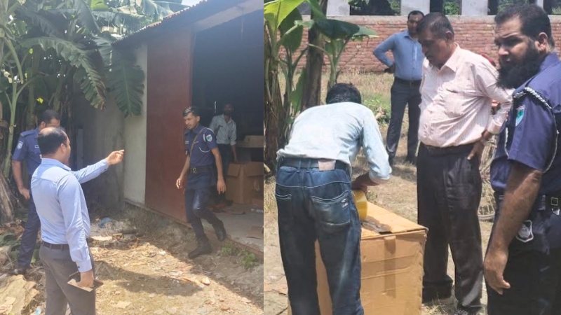 গরুর খামার ভাড়া নিয়ে তৈরি করা হচ্ছিল নকল সিগারেট