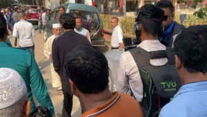 ভোলায় ককটেল বিস্ফোরণ, সাময়িকভাবে ভোটগ্রহণ বন্ধ