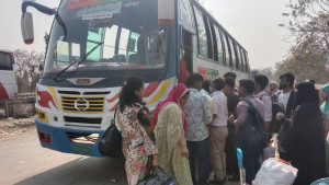 অতিরিক্ত ভাড়া আদায় ও চাঁদাবাজি, এমপির উপস্থিতে যৌথ অভিযান