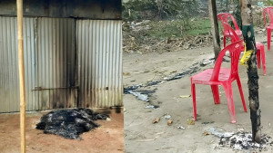 জামায়াতের নির্বাচনী কার্যালয়ে অগ্নিসংযোগ