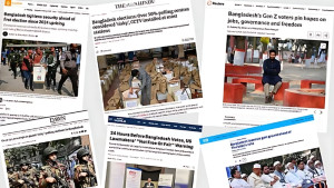 আন্তর্জাতিক গণমাধ্যমে বাংলাদেশের নির্বাচন