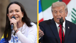 ট্রাম্পকে নিজের নোবেল দিতে চান মাচাদো