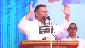 সিলেটে সমাবেশস্থলে পৌঁছেছেন তারেক রহমান