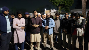 শাকসু নির্বাচন স্থগিতের প্রতিবাদে রাকসুর বিক্ষোভ