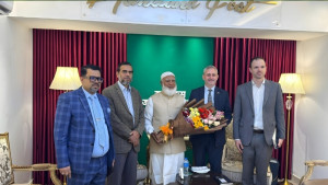 জামায়াত আমিরের সঙ্গে ইইউ’র রাষ্ট্রদূতের সৌজন্য সাক্ষাৎ