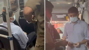 ছদ্মবেশে বাসযাত্রা, ভাঙতি না থাকায় মন্ত্রীকে নামিয়ে দিলেন কন্ডাক্টর