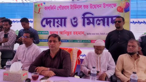 যাত্রী ভোগান্তির অবসান, চালু হলো ভূরঘাটা পৌর বাস টার্মিনাল