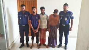 স্বামীকে বেঁধে স্ত্রীকে সংঘবদ্ধ ধর্ষণের অভিযোগ, আটক ৩