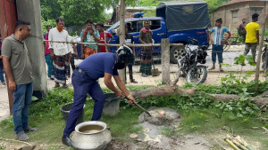 চুয়াডাঙ্গায় জয় বাংলা লেখা ‘বোমা’