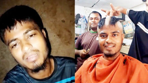 ‘ব্রাজিল জিতলে ন্যাড়া হব’—কথা রাখলেন আর্জেন্টিনা সমর্থক