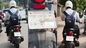 এআইকে ফাঁকি দিতে নম্বরপ্লেট ঢেকে চলাচল, ধরা পড়ে জেল-জরিমানা