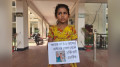 মায়ের মুক্তির দাবিতে ইউএনও কার্যালয়ে ছোট্ট জেরিনের আকুতি