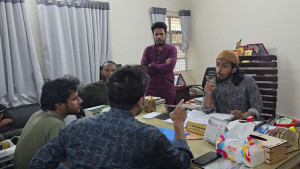 জিএস আম্মার ও ছাত্র অধিকার পরিষদ নেতাদের মধ্যে বাগবিতণ্ডা