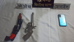 র‌্যাবের অভিযানে অস্ত্রসহ যুবক গ্রেপ্তার