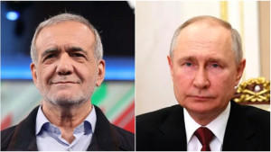 ইরানের প্রেসিডেন্টের সঙ্গে পুতিনের ফোনালাপ