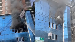 চট্টগ্রামের টেরিবাজারে মার্কেটে আগুন, ২ জনের মৃত্যু