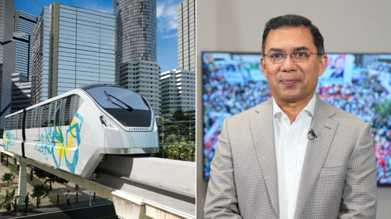 ঘনবসতি এলাকায় মনোরেল চালু করতে চান প্রধানমন্ত্রী