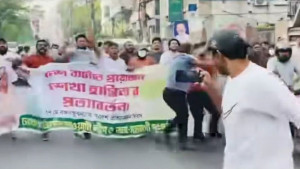 আসাদগেটে নিষিদ্ধ আ. লীগের ঝটিকা মিছিল, নেপথ্যে কী?