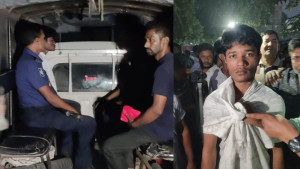 ডিবি পরিচয়ে চাঁদাবাজি করতে গিয়ে জনতার হাতে ধরা যুবক