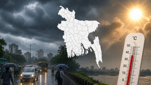 দেশজুড়ে বৃষ্টির আভাস, ১১ জেলায় মৃদু তাপপ্রবাহ