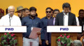 নাটকীয়তা পেরিয়ে শপথ নিলেন থালাপতি বিজয়