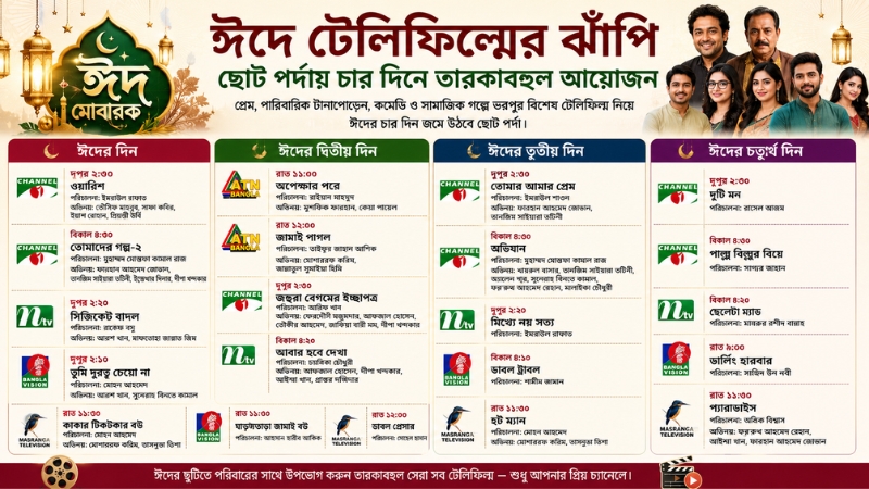 ঈদে টেলিফিল্মের ঝাঁপি